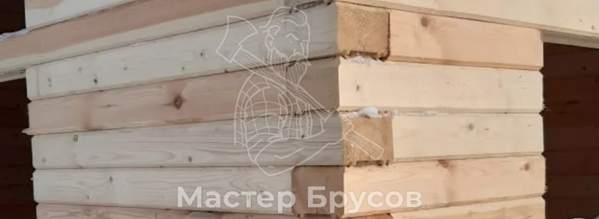 Конопатка дома из бруса
