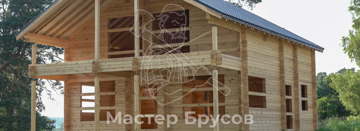 Особенности усадки дома из профилированного бруса