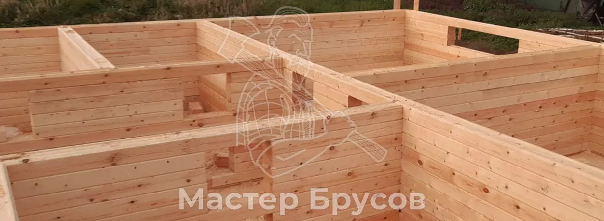 Перегородки в доме из бруса