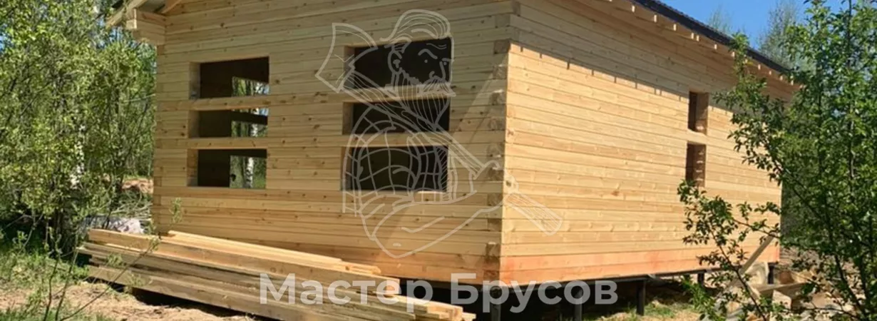 Дом из бруса под усадку – обязательные работы после сборки