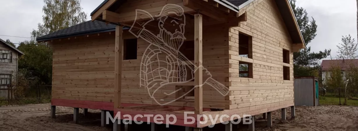 Как подобрать фундамент под одноэтажный дом из бруса?