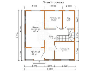 1 этаж