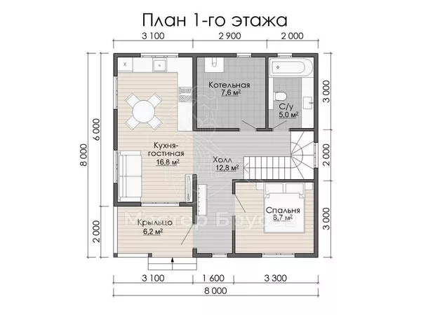 1 этаж