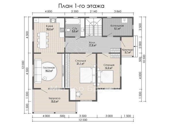 1 этаж