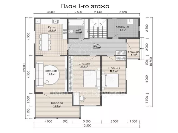 1 этаж