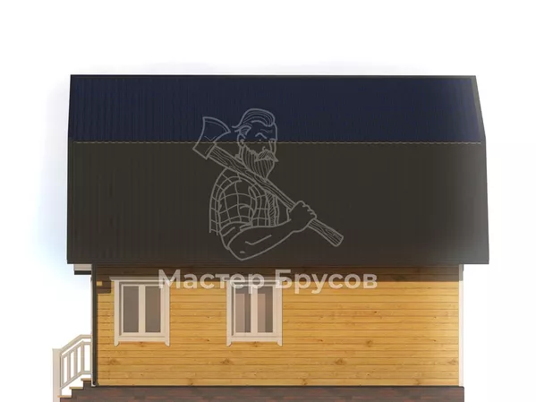 Баня из бруса «» фасад 2