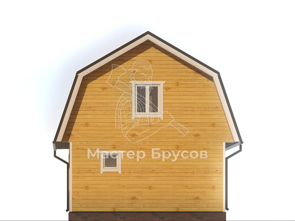 Баня из бруса «Череповец» фасад 3