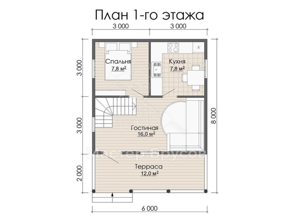 1 этаж