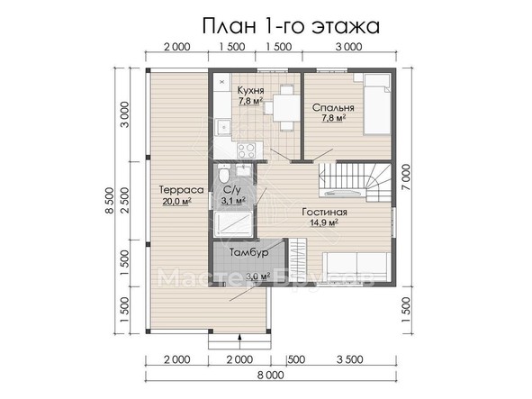 1 этаж