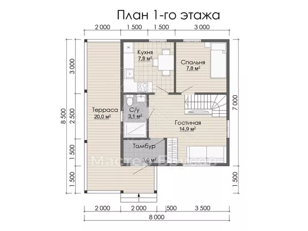 1 этаж