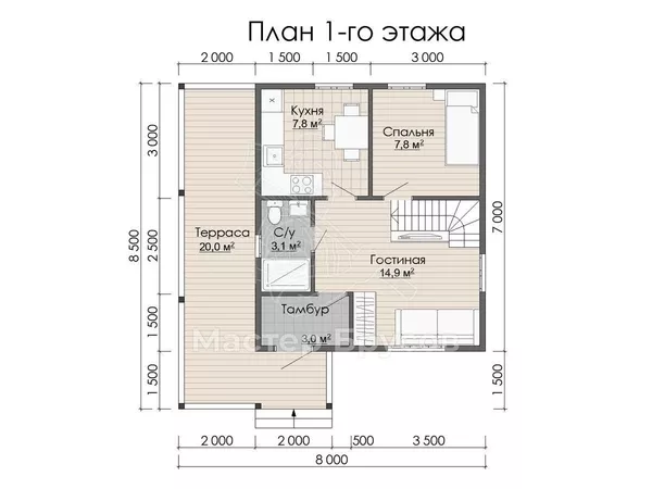 1 этаж