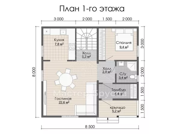 1 этаж