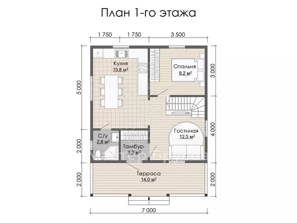 1 этаж