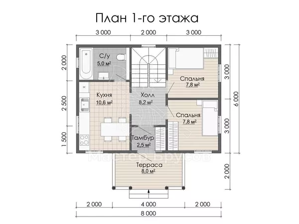 1 этаж