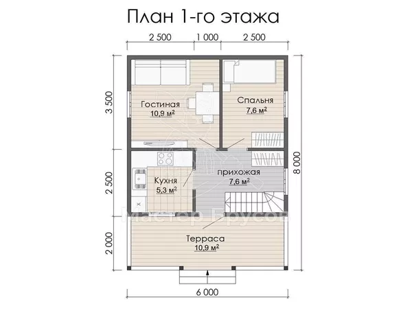 1 этаж