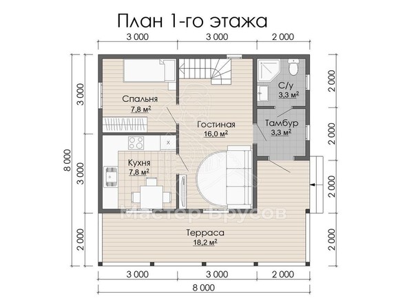 1 этаж