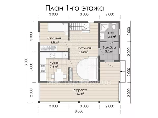 1 этаж