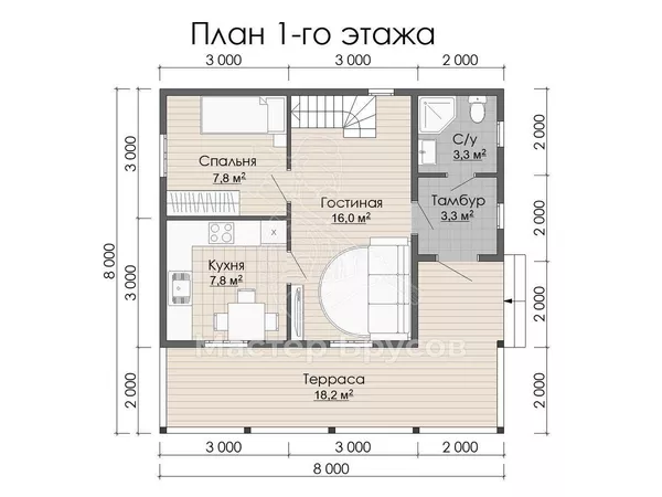 1 этаж