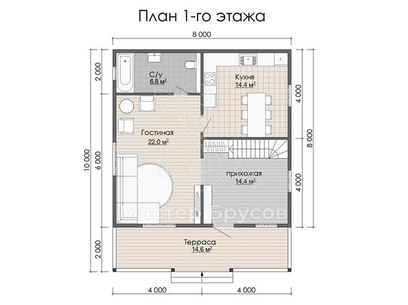 1 этаж