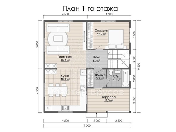 1 этаж
