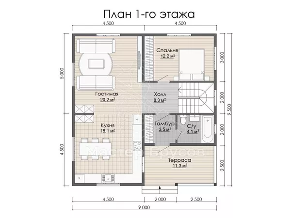 1 этаж