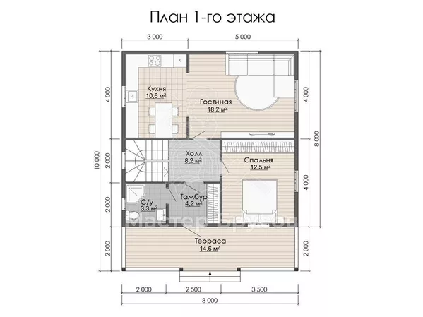 1 этаж