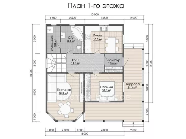 1 этаж