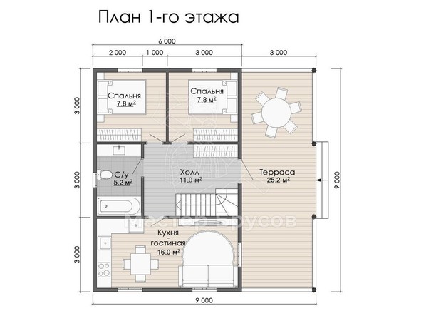 1 этаж