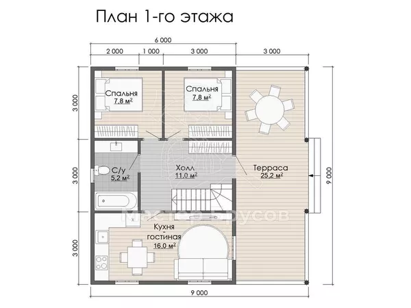 1 этаж