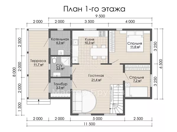 1 этаж