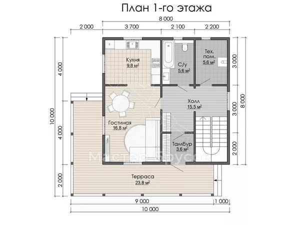 1 этаж