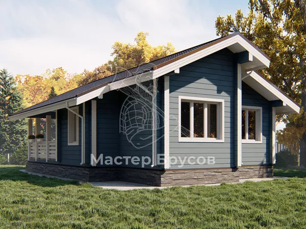 Дом из бруса в «чашу» «»