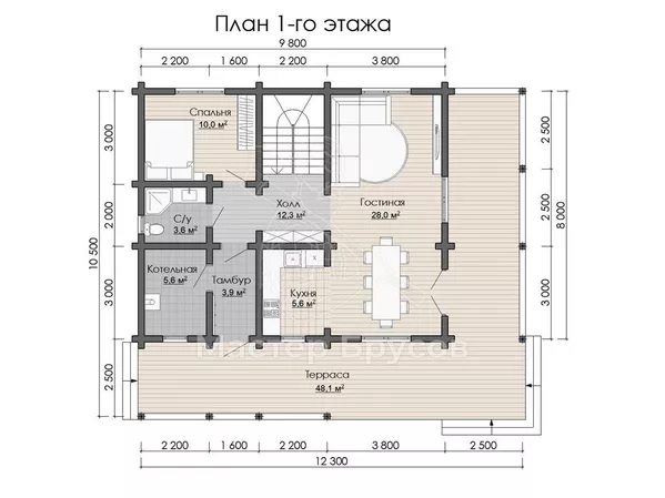 1 этаж