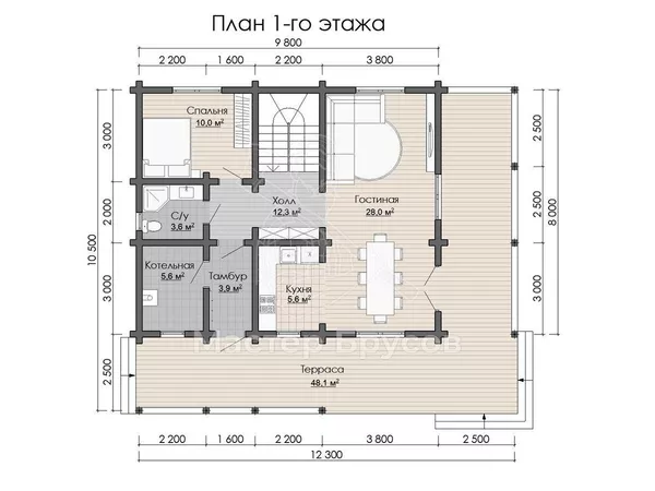 1 этаж