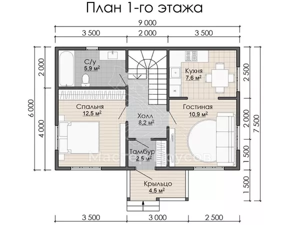 1 этаж