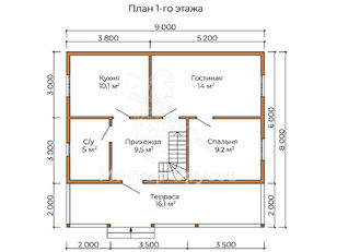 1 этаж