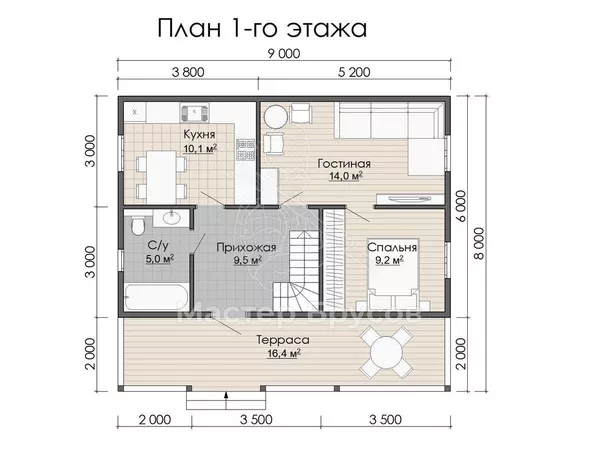 1 этаж