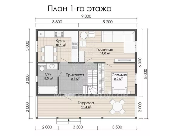 1 этаж