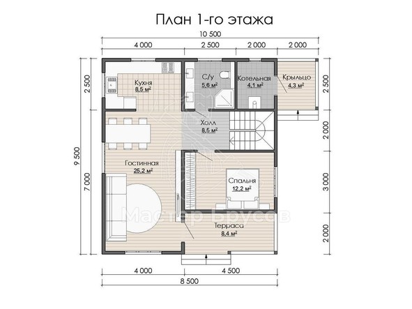 1 этаж