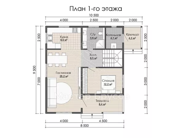 1 этаж