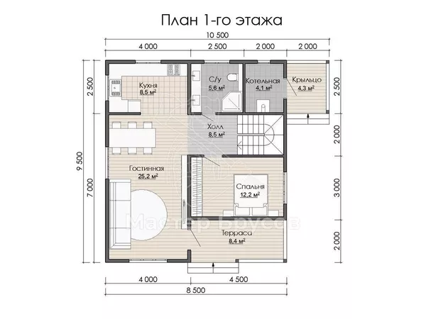 1 этаж
