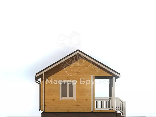 Баня из бруса «» фасад 3