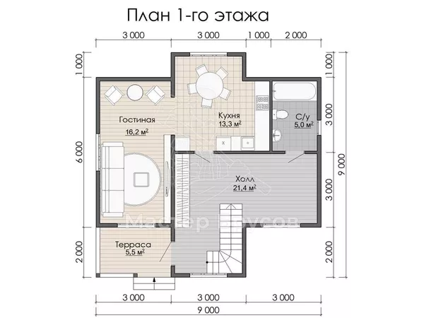 1 этаж
