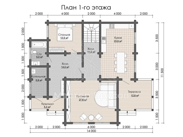 1 этаж