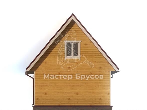 Баня из бруса «Подольск» фасад 3