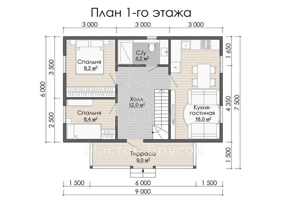 1 этаж