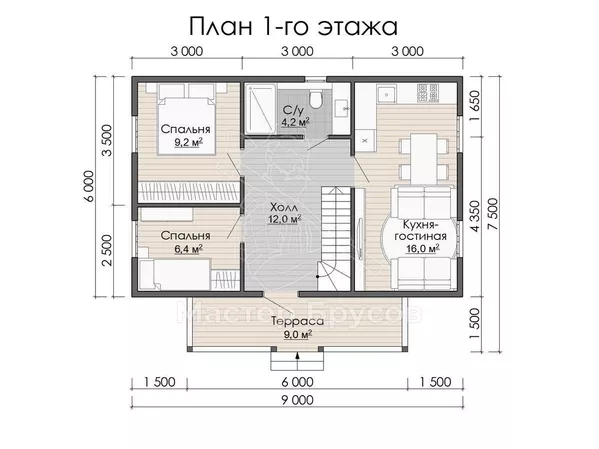 1 этаж