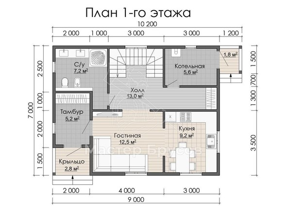 1 этаж