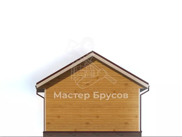 Баня из бруса «» фасад 3