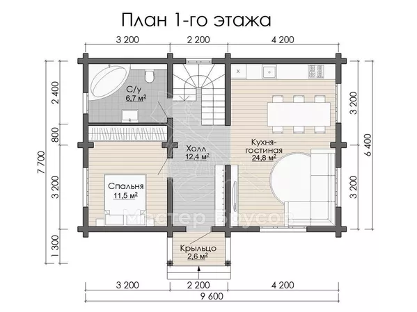 1 этаж